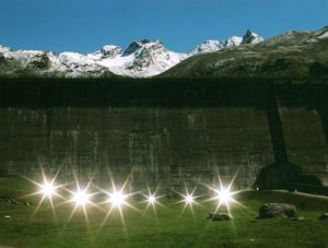 "Sonnenkraftwerk", Translokationen Spiegelungen, 2000, analoge Fotografie