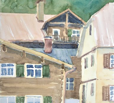 Aquarellwochenende in Schruns