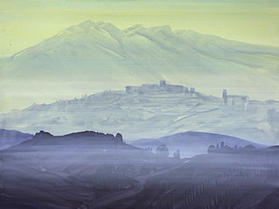 "Paliano". 2007, Acryl / LW, 60 x 80 cm