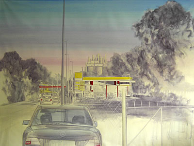 "Ohne Titel (Colleferro II)", 2007, Acryl auf Leinwand, 150 x 200 cm