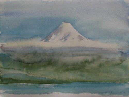 "Osorno, Chile", 2002, Aquarell, 24 x 32 cm