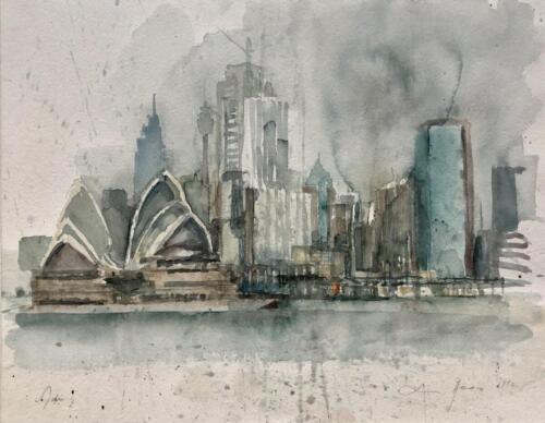 Sydney, 1992, Aquarell